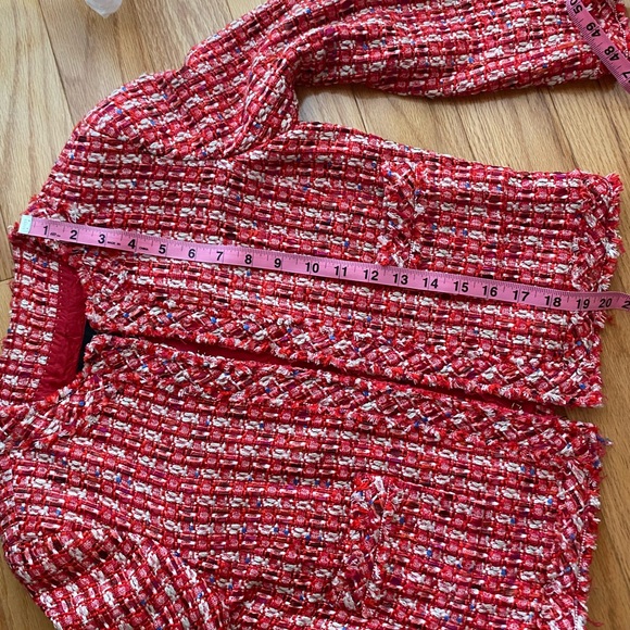 Vintage Carolina Herrera tweed jacked size 4 - Picture 5 of 9